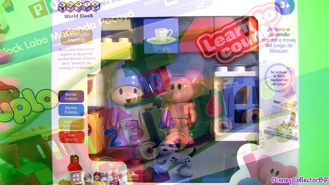 Pocoyo Picnic Blocks Merienda Bloques Lego Duplo Toys Learn to Count 123 by DisneyCollector