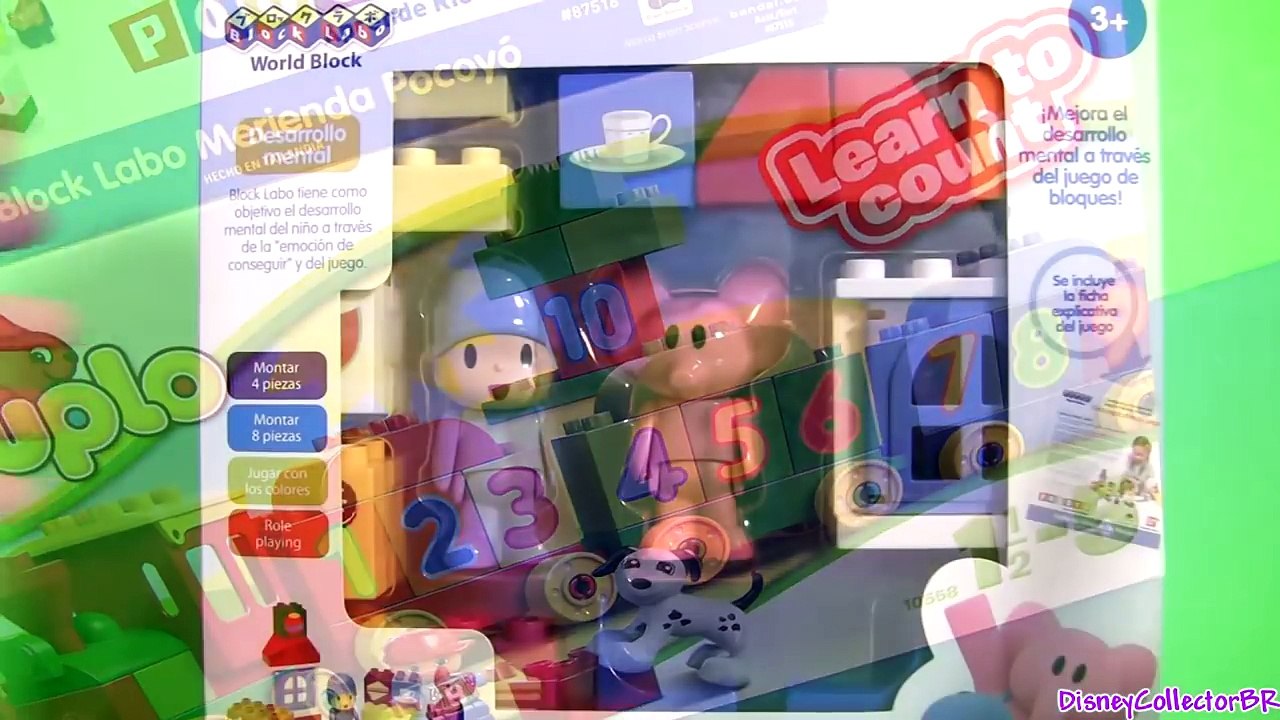 Pocoyo Picnic Blocks Merienda Bloques Lego Duplo Toys Learn to Count 123 by DisneyCollector