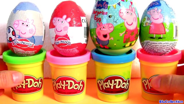 Play Doh Surprise Peppa Pig Muddy Puddles PlayDough Nurse Peppa Huevos Sorpresa by DisneyCollector