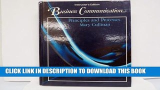 [PDF] Business communication: Principles and processes Full Online