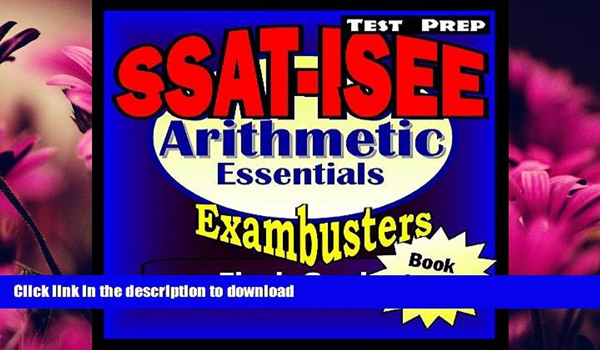 FAVORITE BOOK  SSAT-ISEE Test Prep Arithmetic Review--Exambusters Flash Cards--Workbook 2 of 3: