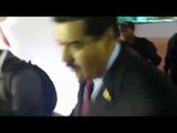 Salida de Maduro de la inauguración de la Cumbre - Cumbre de las Américas