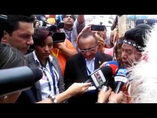 Grupos indígenas molestos - Cumbre de las Américas