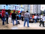Panameños esperan la llegada de Nicolás Maduro al barrio de El Chorrillo
