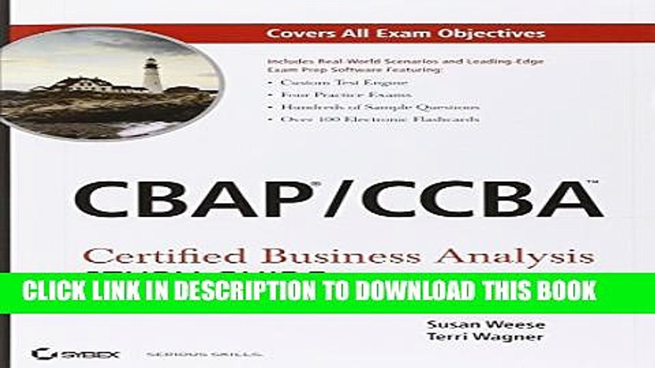 [Read PDF] CBAP / CCBA Certified Business Analysis Study Guide Ebook Online