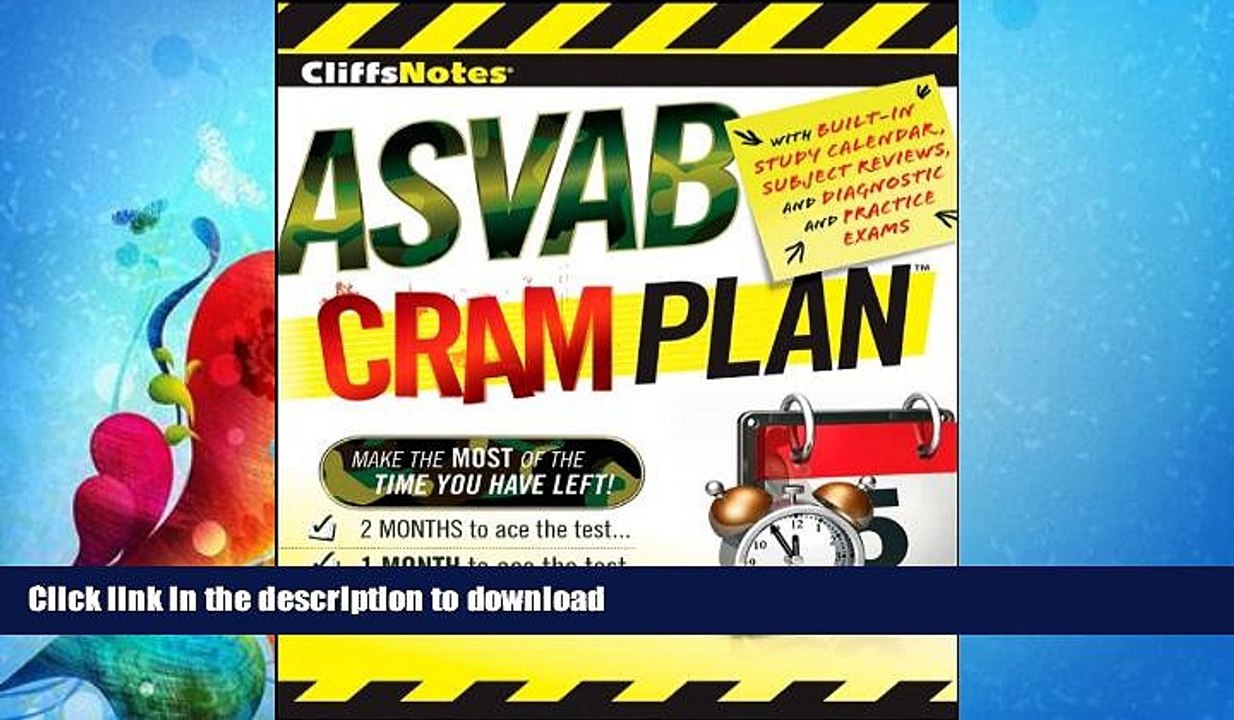 GET PDF  CliffsNotes ASVAB Cram Plan (Cliffsnotes Cram Plan)  PDF ONLINE