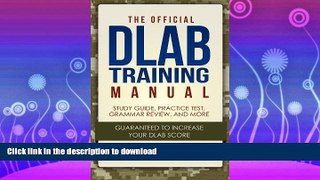 FAVORITE BOOK  The Official DLAB Training Manual: Study Guide and Practice Test: The Best Tips