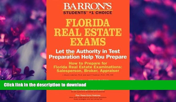 READ BOOK How to Prepare for the Florida Real Estate Exams (Barron s Florida Real Estate Exams)