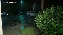 Furacão Matthew: Florida atingida pelas primeiras chuvas e ventos fortes