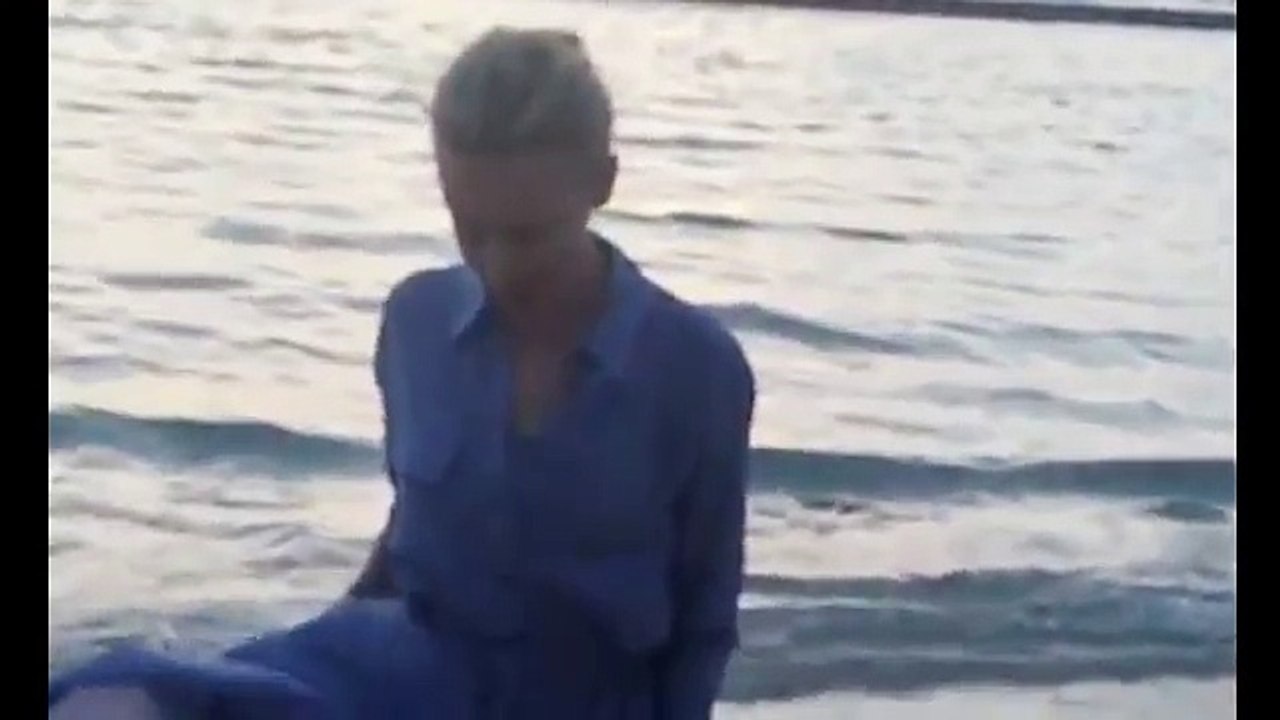 Danni films sister Kylie Minogue in flowing dress