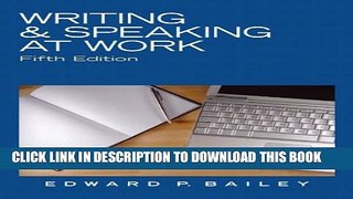 [PDF] Writing   Speaking at Work (5th Edition) Full Online