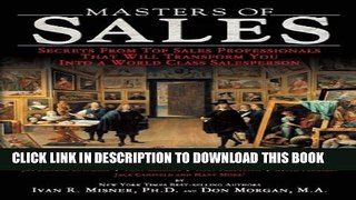 [Read PDF] Masters of Sales Download Online