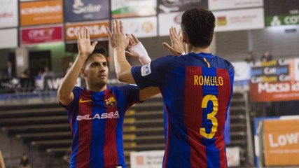 [HIGHLIGHTS] FUTSAL (Lliga Catalana): FC Barcelona Lassa – Castellar (11-0)