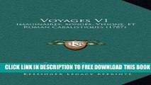 [PDF] Voyages V1: Imaginaires, Songes, Visions, Et Roman Cabalistiques (1787) (French Edition)