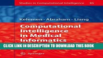 [PDF] Computational Intelligence in Medical Informatics (Studies in Computational Intelligence)