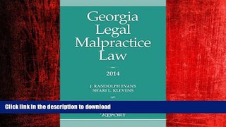 DOWNLOAD Georgia Legal Malpractice Law READ PDF FILE ONLINE