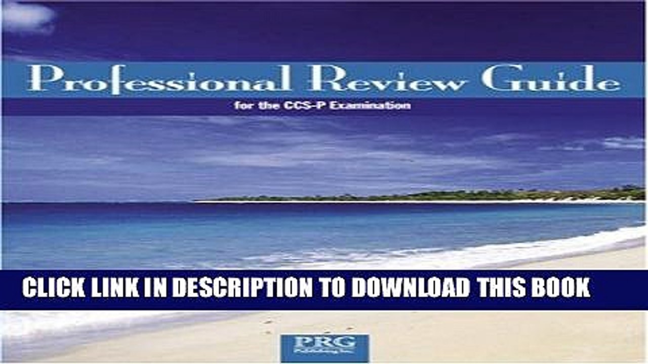 [PDF] Professional Review Guide for the CCS-P Examination w/ Interactive CD-ROM, 2005 Edition