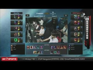 《LCK》2015 夏季賽 Week 5 Day 4 KO Tigers vs Anaechy Game 2  (國語)