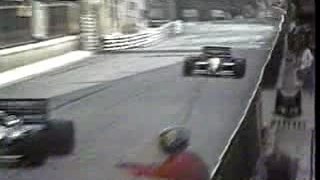 Crash ferrari ( monaco 86 )