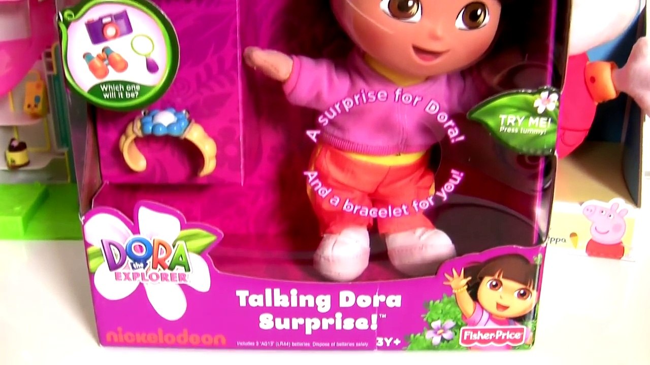 Doras Backpack Surprise Eggs from Dora the Explorer - Mochila Dora La Exploradora Huevos Sorpresa