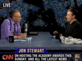 Part 4 : Jon Stewart @ Larry King (2006-02-27)