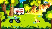 Pelleteuse pour bébés et Camion - Dessins animés pour enfants - Vidéo Éducative de Voitures