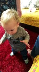 Paul Walking First Steps And Talking To Phone