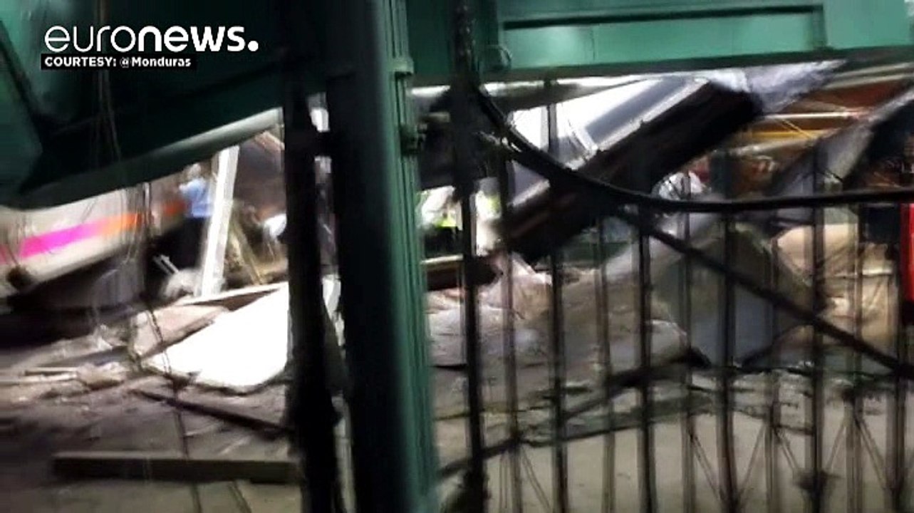 السرعة المفرطة هي سبب حادث اصطدام القطار بمحطة قطارات بولاية نيوجيرسي الأمريكية
