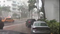 Premières images de l'ouragan Matthew à Miami dans les rues !