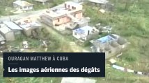 Des images aériennes témoignent de la puissance de l'ouragan Matthew à Cuba
