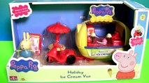 Play-Doh Ice Cream Holiday Van of Peppa Pig Nickelodeon Carrito de Helados de PlayDough new
