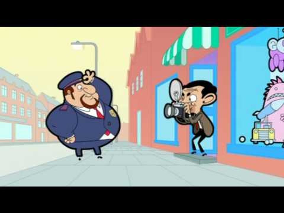 Mr Bean - Tricking a security guard