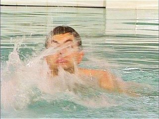 Mr Bean - Naked swimming