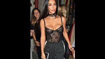 Kim Kardashian’s Giant Boobs in See Through Lingerie