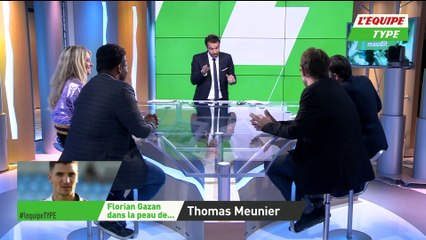 Florian Gazan tente d'imiter Thomas Meunier