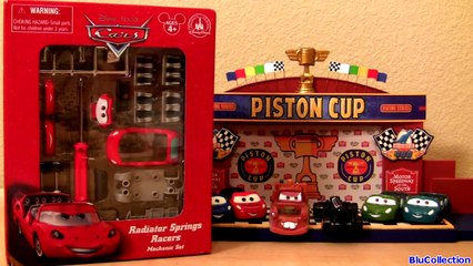 CARS Radiator Springs Mechanic Set Lightning McQueen Cars Land Radiator Springs Racers Assembly Toy