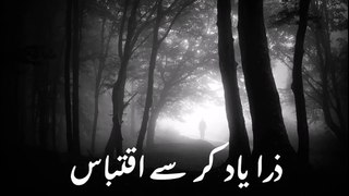 Iqtebas - Zara Yaad Kar - Mr. AaS - Khalil ul Rehman - HumTv Darama