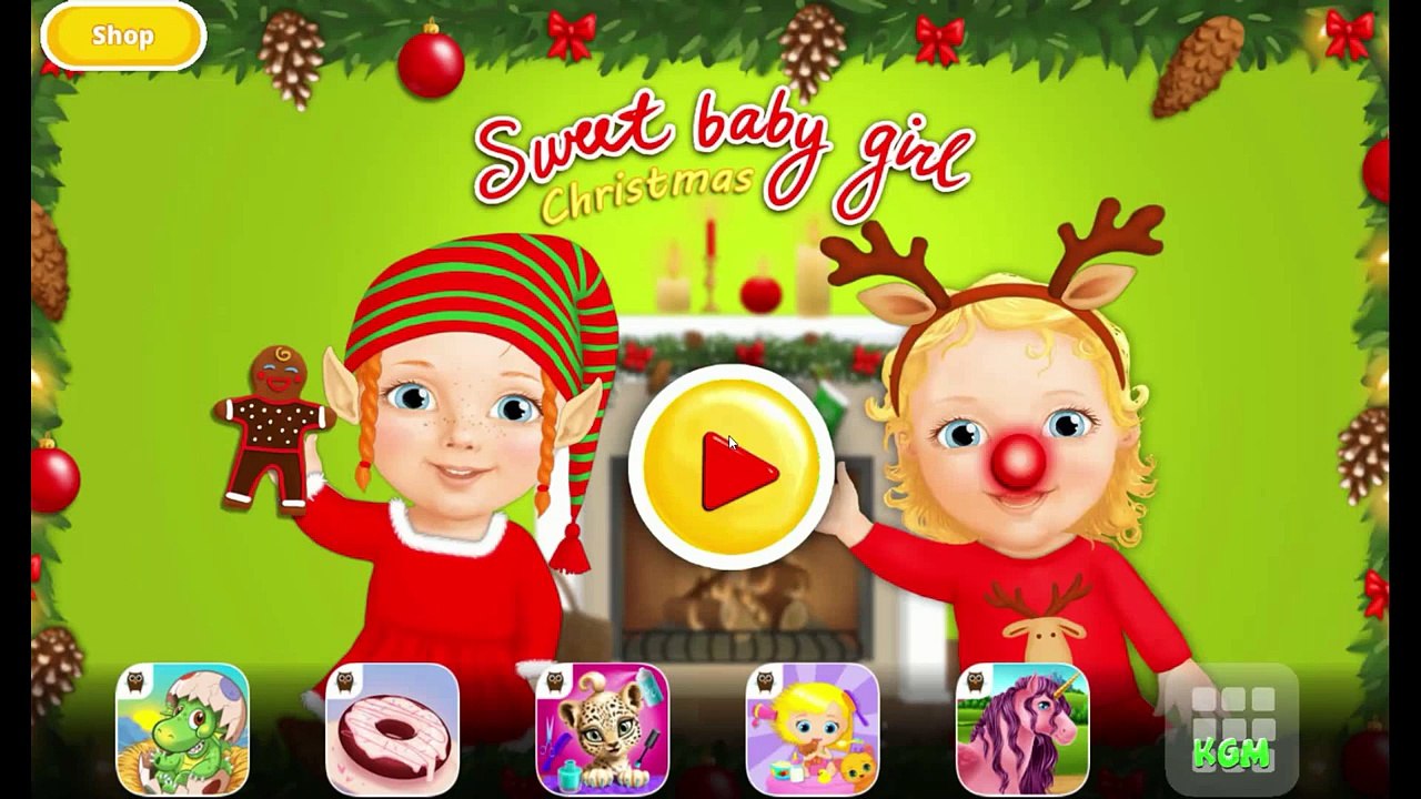 Baby Video - Sweet Baby Girl Christmas Town - Full Game Movie