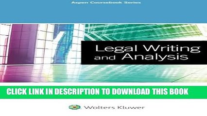 [PDF] Legal Writing and Analysis (Aspen Coursebook) Popular Online