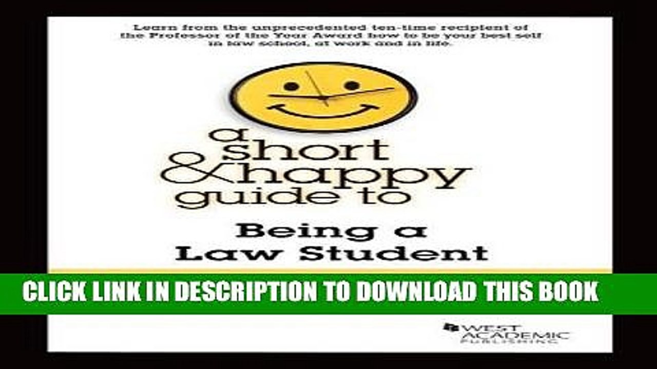 [PDF] A Short and Happy Guide to Being a Law Student (Short and Happy Series) Popular Collection