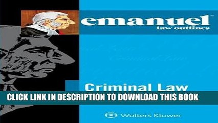 [PDF] Emanuel Law Outlines: Criminal Law Full Online