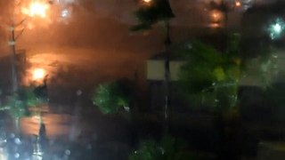Hurricane Matthew's violent wind and rain pounds Daytona Beach