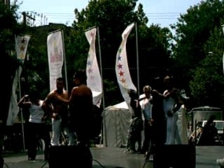 Market Days CLIP0569 fashion show final and corset lady