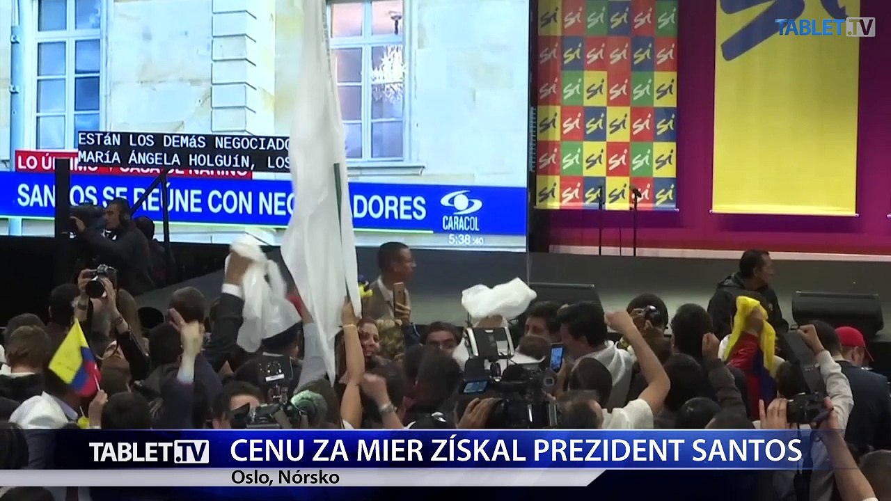 Nobelovu cenu za mier získal kolumbijský prezident