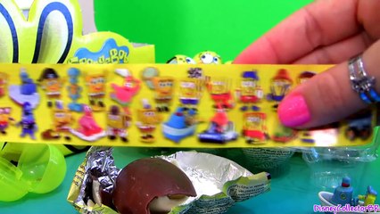 Скачать видео: Huge 36 Spongebob Toy Surprise Easter Eggs Unwrapping Epic Review by Funtoys