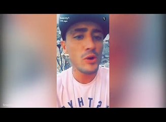 Jemma Lucy and Stephen Bear get cute matching hand tattoos