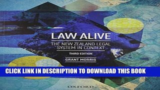 [PDF] Law Alive: The New Zealand Legal System in Context Popular Online