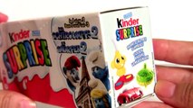 The Smurfs Kinder Surprise Eggs Les Schtroumpfs 2 Huevos-Sorpresa DC Toys Collector