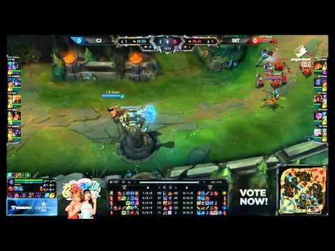 《LCK》2015 夏季賽 Week 4 Day 3 CJ ENTUS vs SKT Game 1 (國語)
