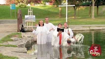 Drowning Baptism Prank